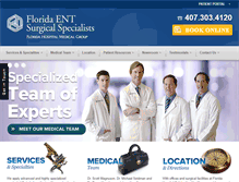 Tablet Screenshot of headnecksurgeons.com